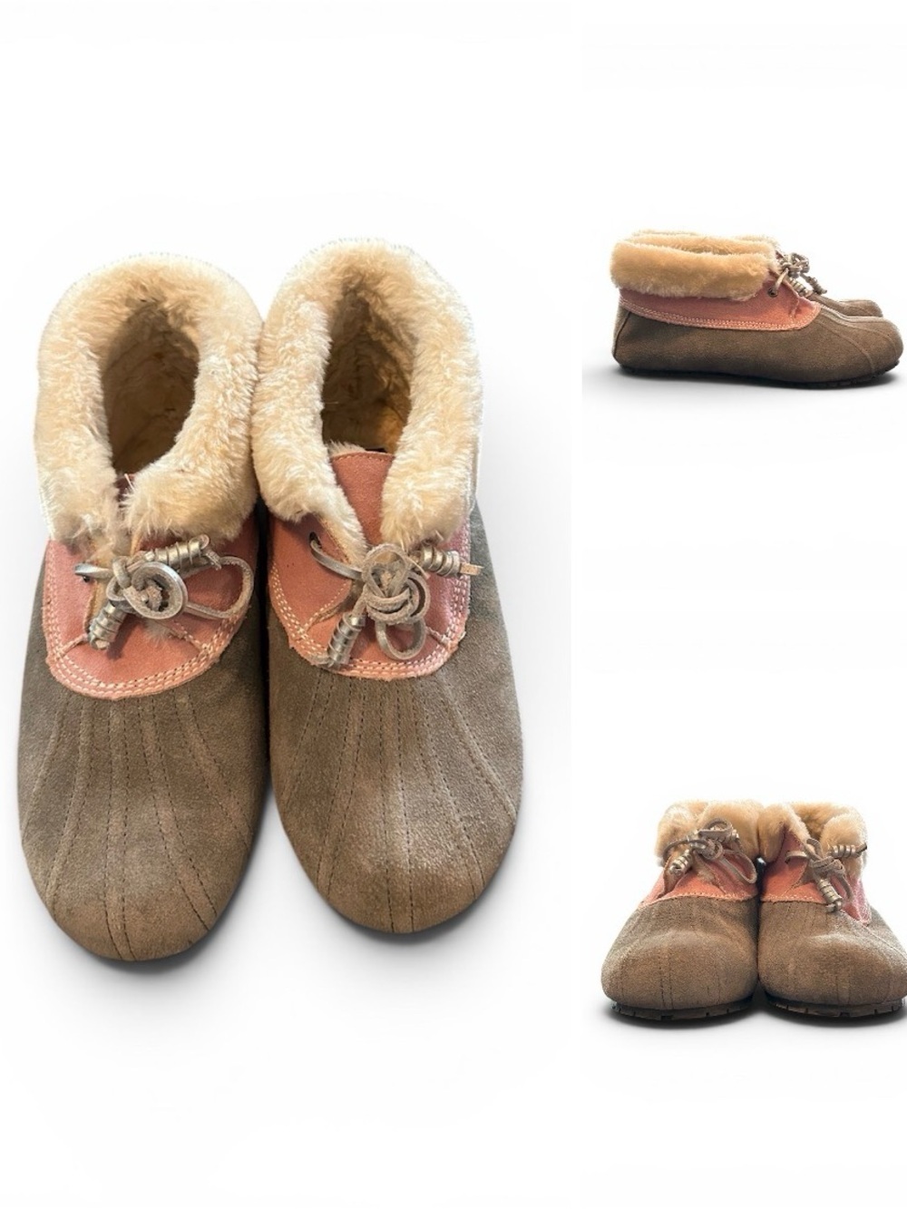 Sperry NWOT suede Duck bootie slippers